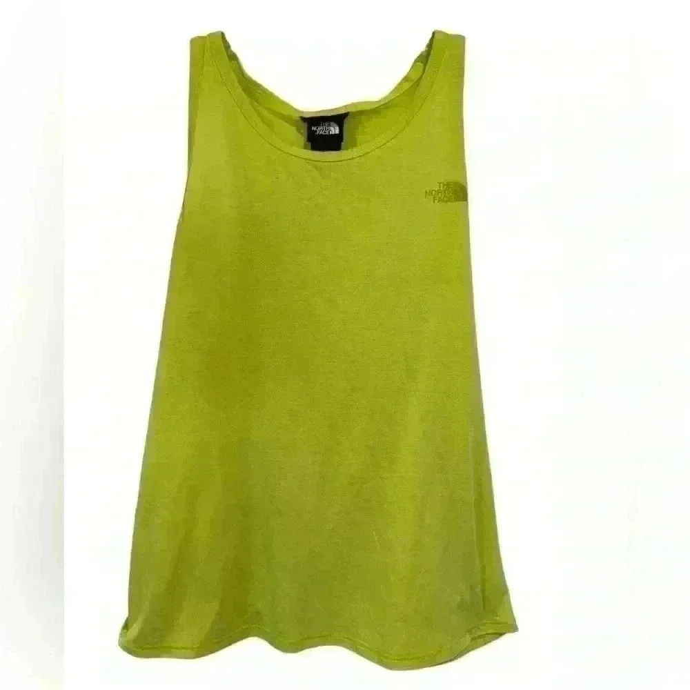The North Face NWOT Womens Wander Twist Back Tank Top Yellow XL